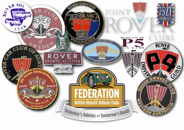 Clubs associated with the Rover P6 Club